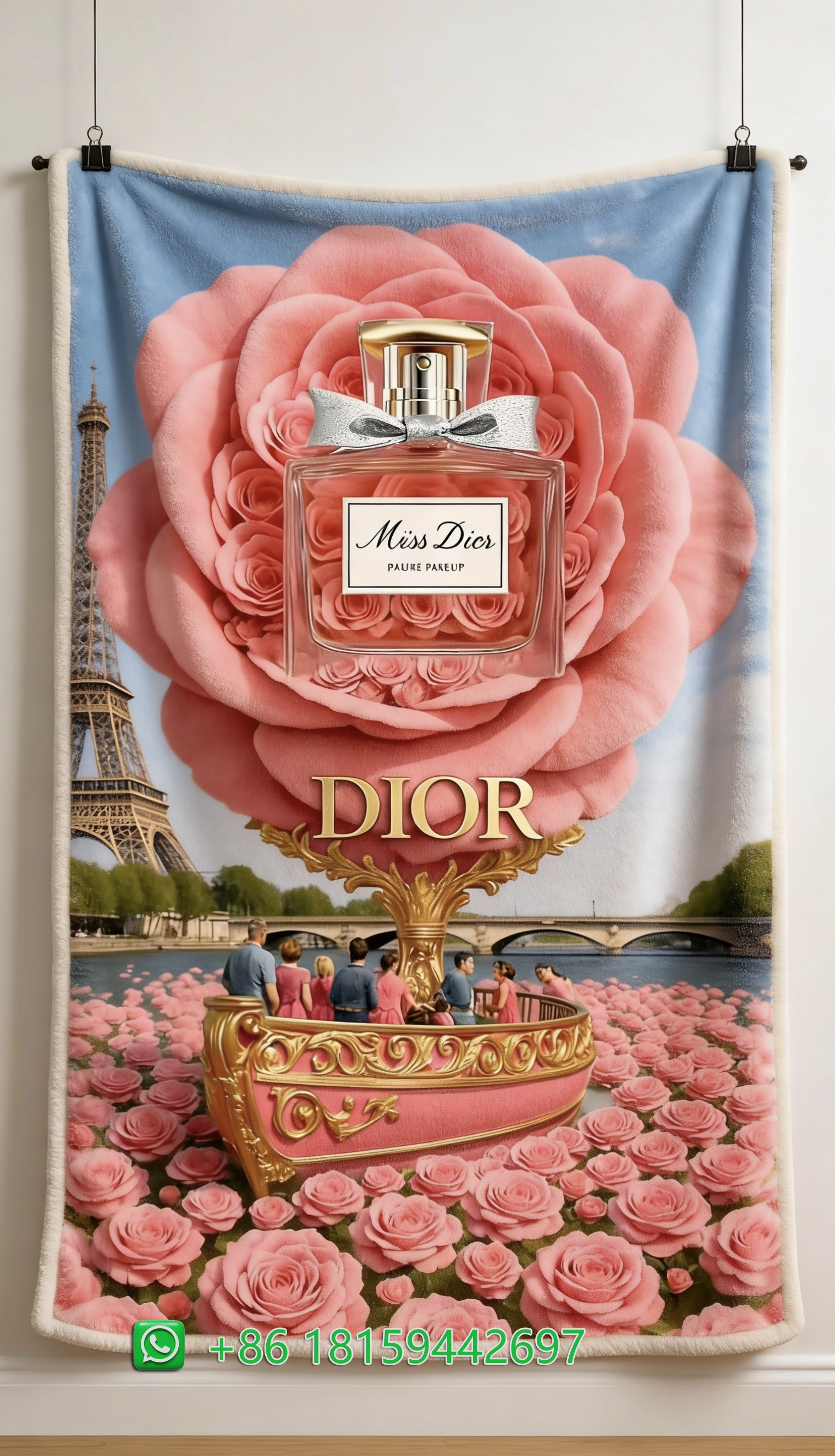 Dior Throw Blankets